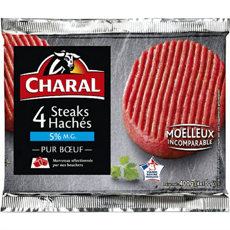 Steaks hachés 5 % MG