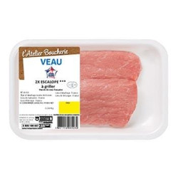 Escalopes de veau, à griller