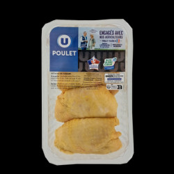 Hauts cuisses de poulet jaune, déjointés