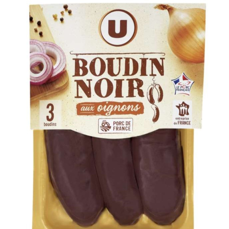 Boudin noir aux oignons