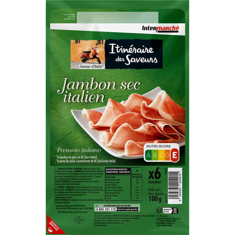 Jambon sec italien