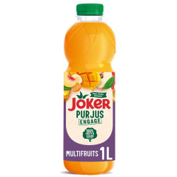 Jus multifruits, 100% fruits et légumes