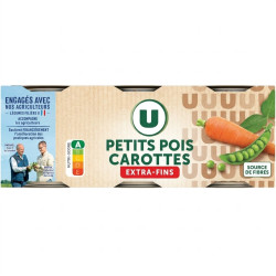 petits pois carottes, extra fins