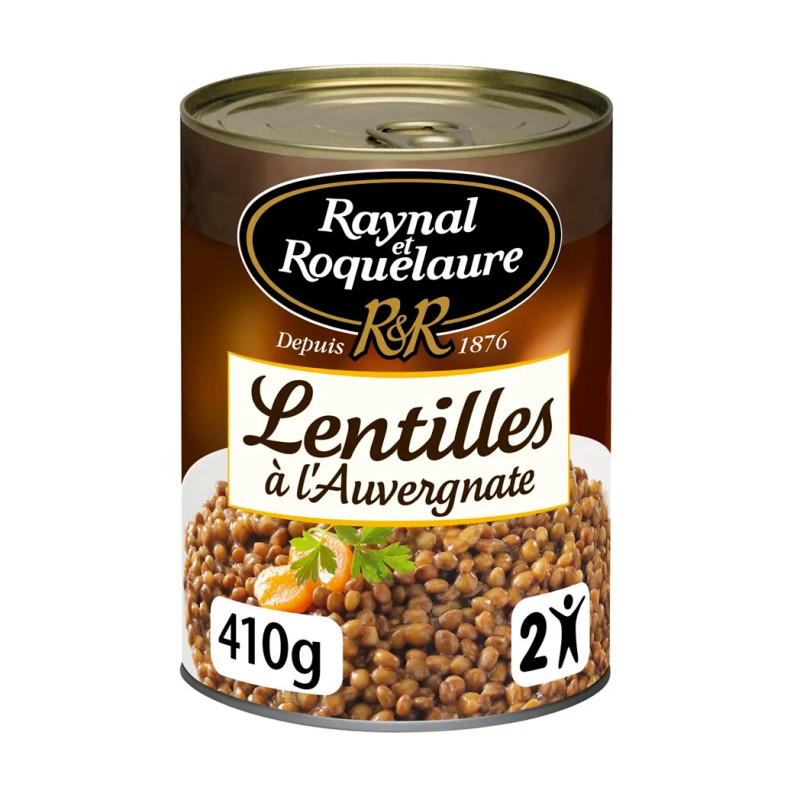 lentilles à l'auvergnate
