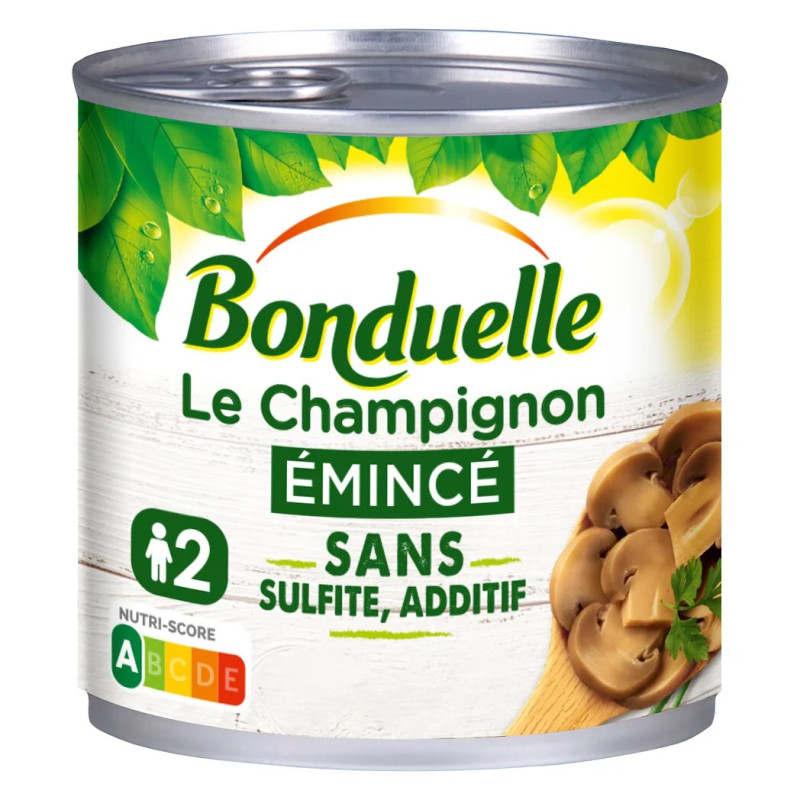 le champignon émincé