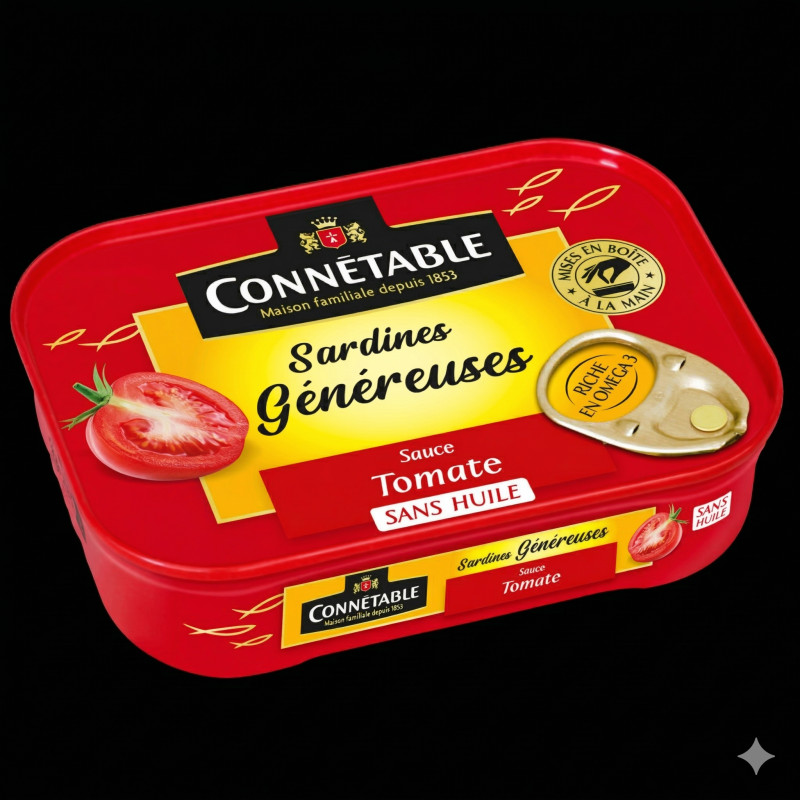 Sardines à la tomate sans huile
