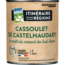 cassoulet de castelnaudary, au confit de canard du sud ouest