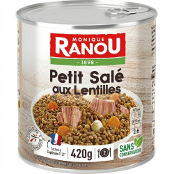 Petit salé aux lentilles