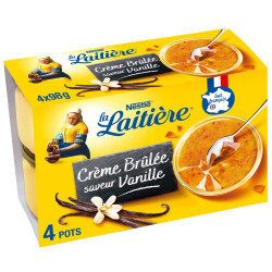 Crèmes brûlées saveur vanille