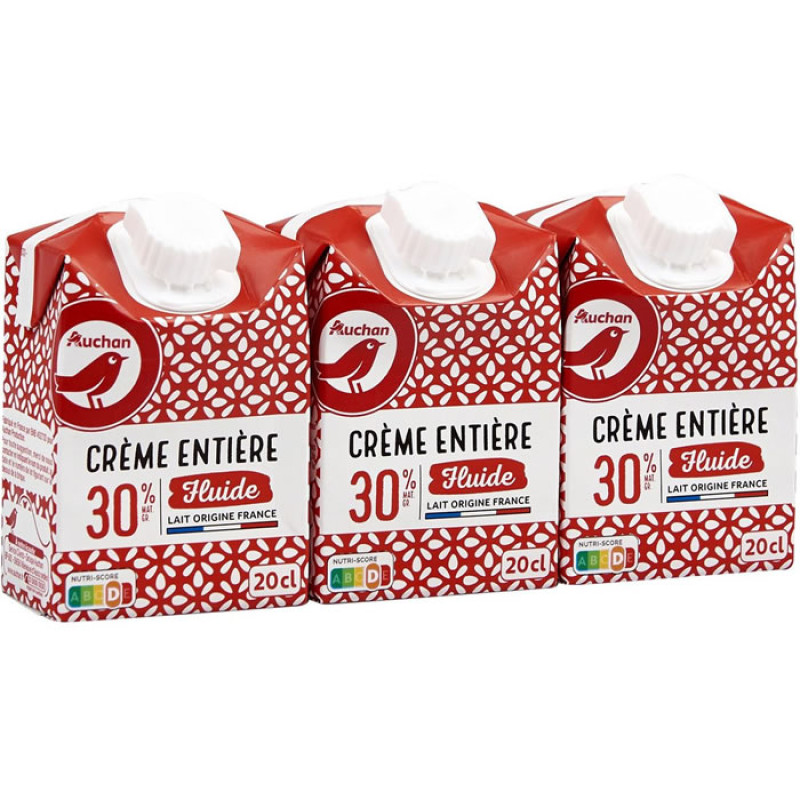 Crème fluide entière 30%