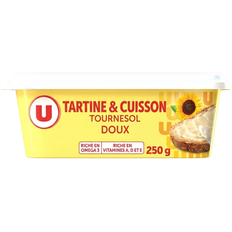 Margarine allégée au tournesol 60% MG