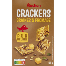 Crackers graines et fromage