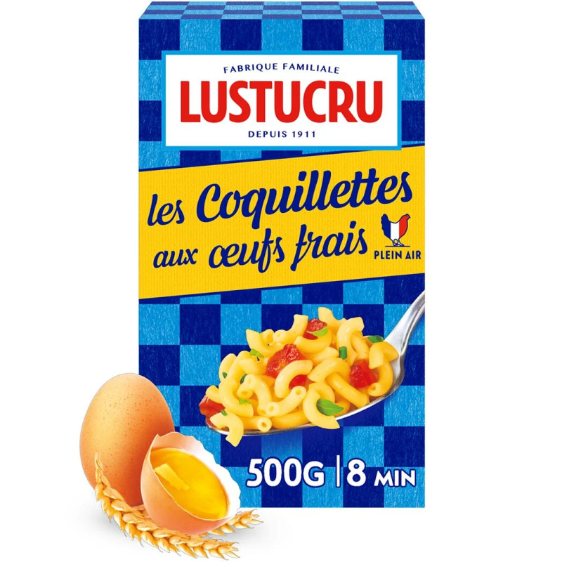 Coquilettes aux œufs frais