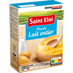 purée au lait entier