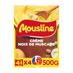 Purée de pommes de terre crème et noix de muscade