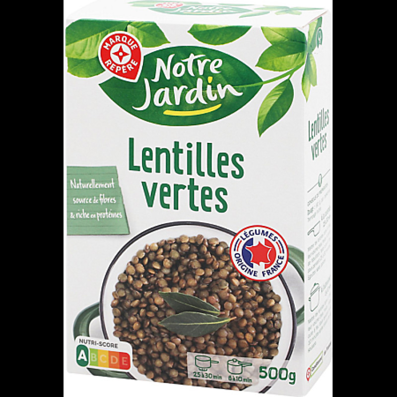 lentilles vertes