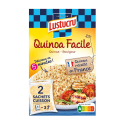 Quinoa facile, quinoa et boulgour