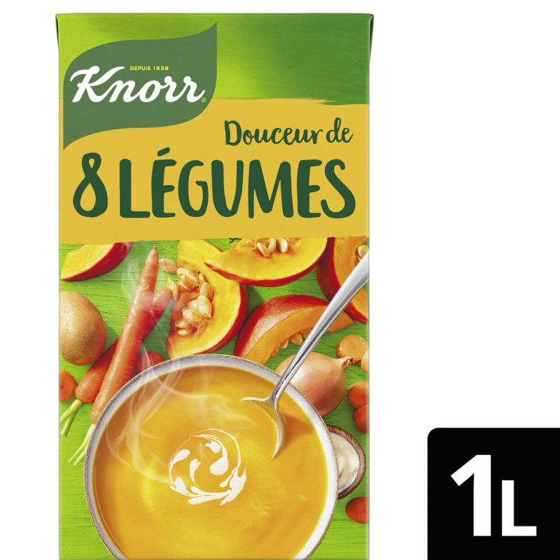 Soupe douceur de 8 légumes