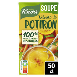 soupe velouté de potiron à la crème fraiche