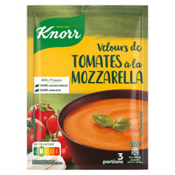 Soupe velours de Tomate à la mozzarella (déshydratée)
