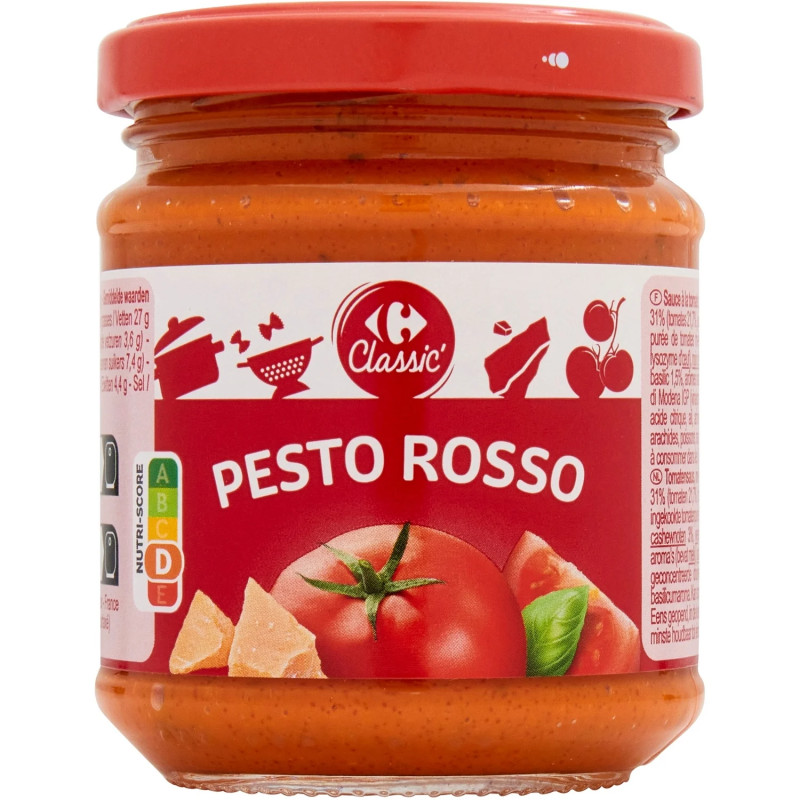 sauce pesto rosso
