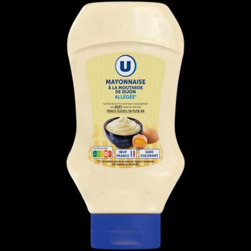 Mayonnaise allégée en matières grasses à la moutarde de Dijon