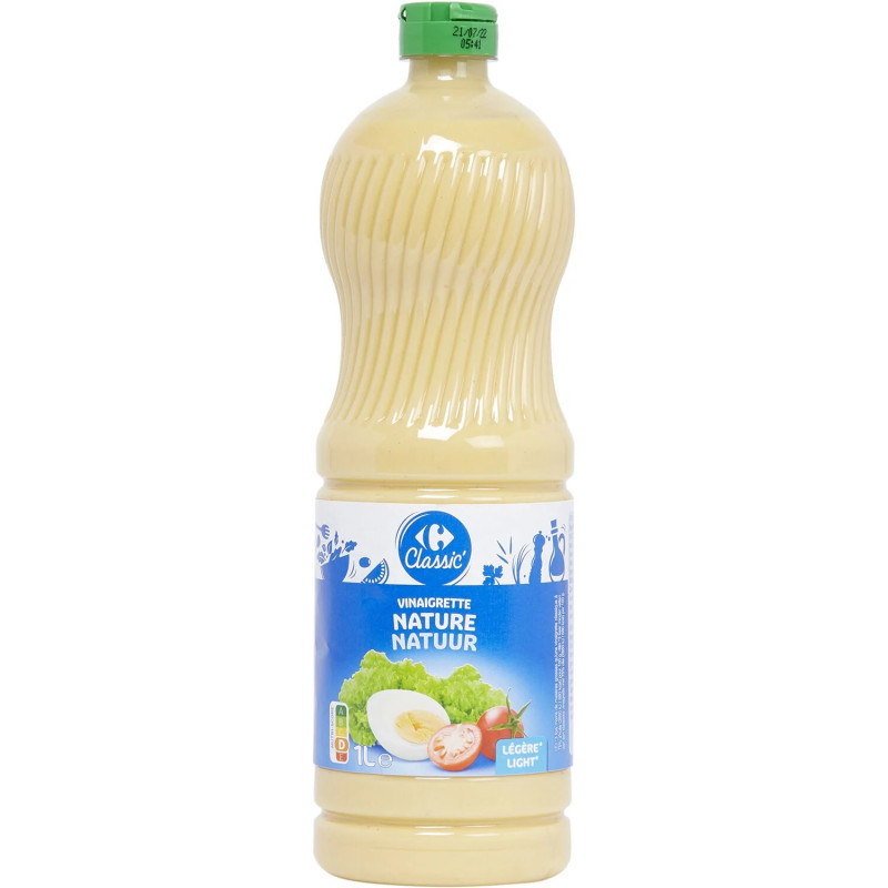 vinaigrette nature légère