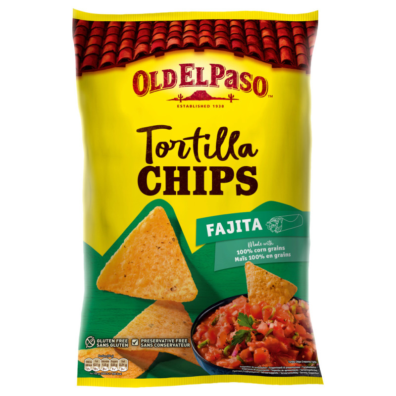 Tortilla chips fajita