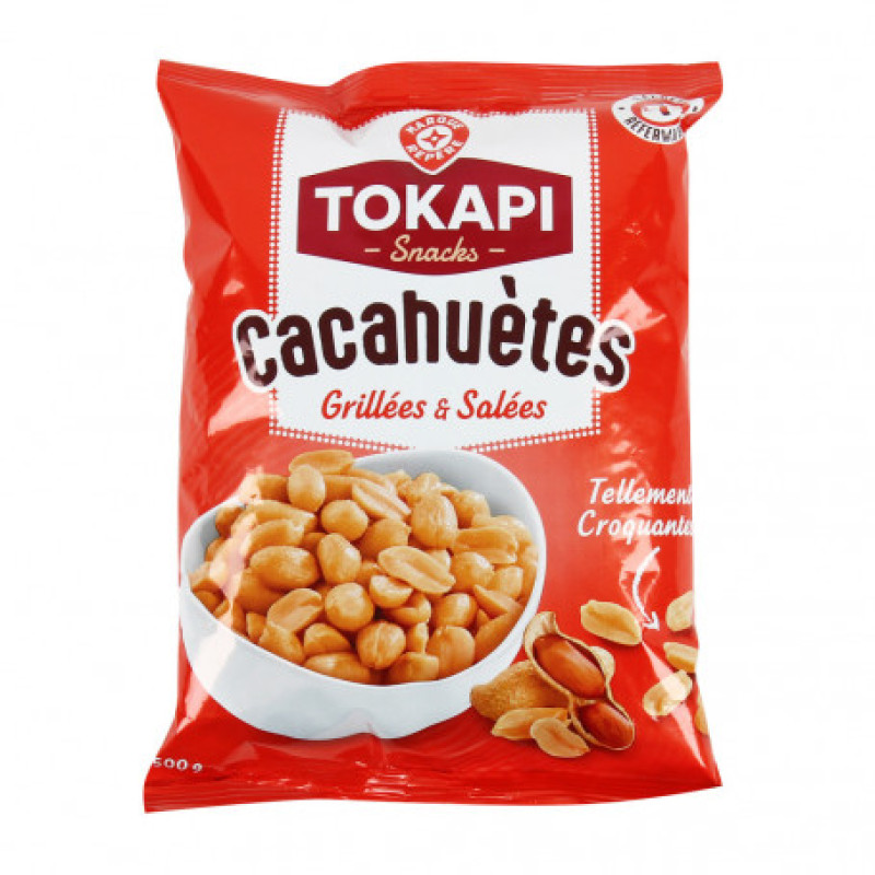 Cacahuètes grillées à sec salées