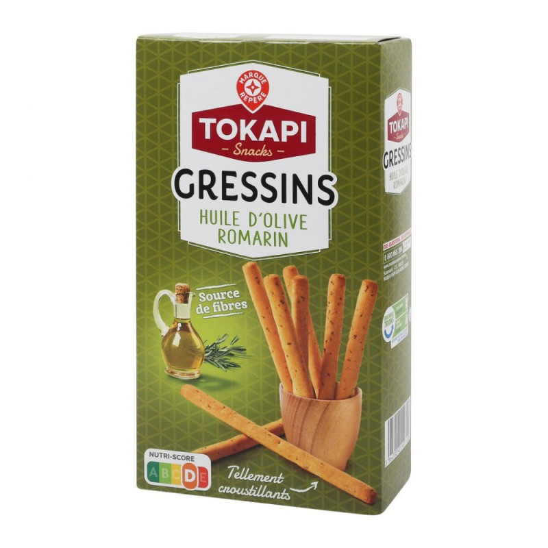 Gressins huile d'olive et romarin