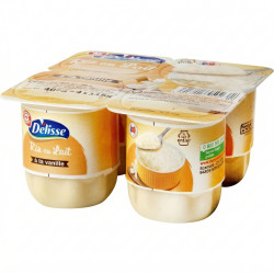 Riz au lait, vanille