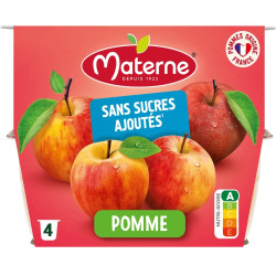Purée de pommes sans sucres ajoutés