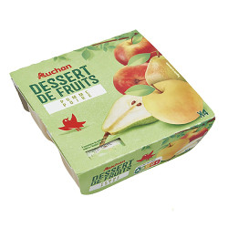 Dessert de fruits, pomme poire