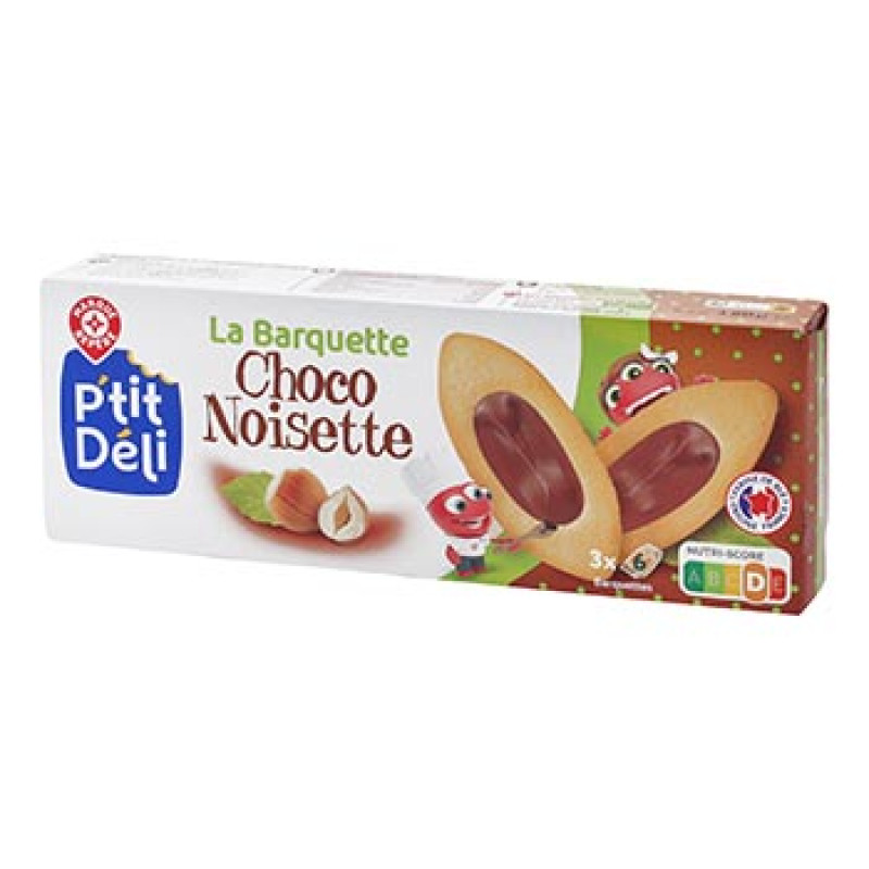 La barquette choco noisette