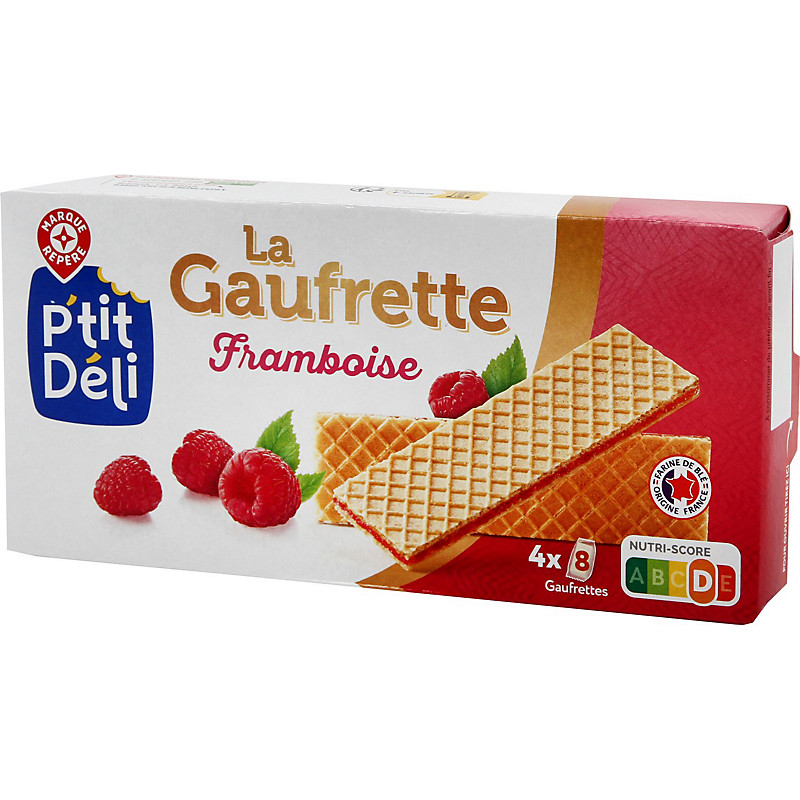 Gaufrette framboise