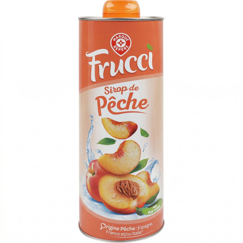 Sirop de pêche, zéro sucres