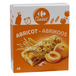 Barres céréales abricots