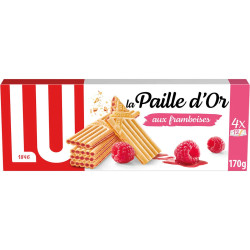 Paille d'or framboise