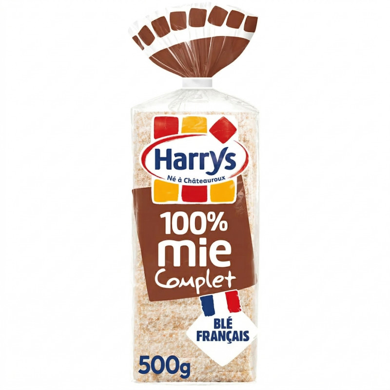 Pain de mie 100% mie, complet