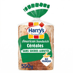 Pain de mie American sandwich, céréales