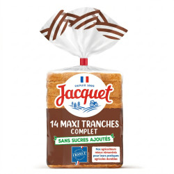 Pain de mie maxi tranches, complet