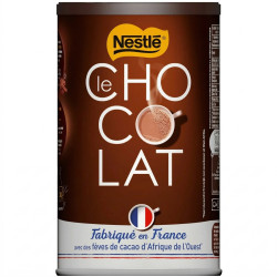 Le Chocolat en Poudre  reconstitué (15+ 200ml de lait demi-écrémé)