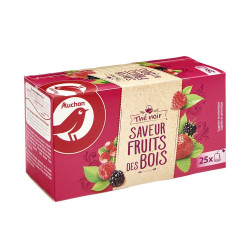 Thé noir saveur fruits des bois