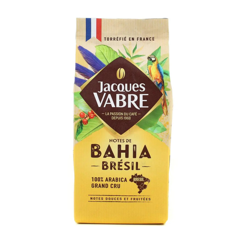 Café moulu, notes de Bahia Brésil