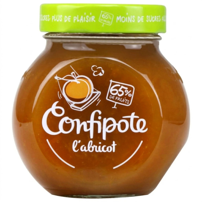 confipote abricot, confiture allégée en sucres