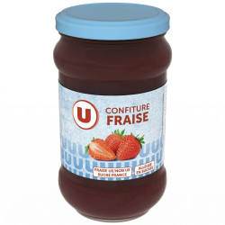 Confiture fraise, allégée en sucres