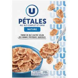 Pétales de riz, blé complet et orge