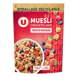 muesli croustillant aux fruits rouges