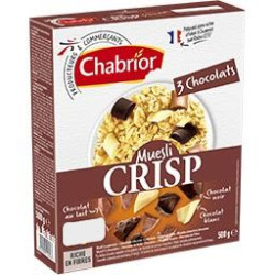 Muesli crisp 3 chocolats