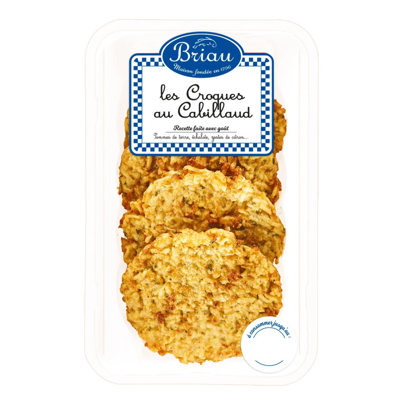 Croques au cabillaud